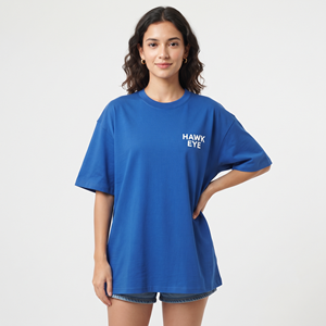 Women's Loose Fit Crew Neck <b>T</b> <b>Shirt</b> Oversized Short Sleeve Solid Color Summer Casual Custom Logo Tee - Product Image 3