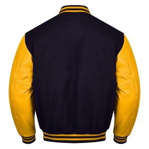 Mono Clothing Custom Logo Men's French Terry Varsity Bomber <b>Jacket</b> Eco-Friendly Wool/<b>Leather</b> <b>Winter</b> High Quality Wholesale - Product Image 4