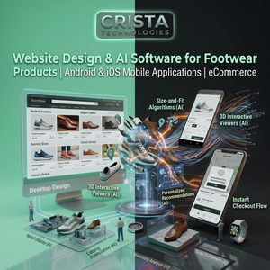 Applications mobiles Android iOS, conception de sites Web, logiciel d'IA pour les produits de chaussures, logiciel ERP CRM d'IA, WordPress, Shopify, e-commerce - Product Image 2