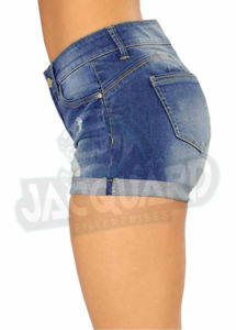 Shorts décontractés pour femmes, couleurs unies, avec cordon de serrage, shorts en jean taille haute, meilleures ventes - Product Image 3
