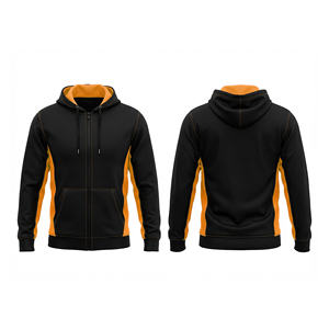 Sudadera con capucha personalizada OEM con cremallera completa, sudadera cálida de algodón, fabricante mayorista de chaquetas con capucha para entrenamiento deportivo para hombres, mujeres y jóvenes - Product Image 4