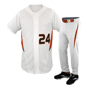 Conjunto de Uniforme de Béisbol Resistente, Personalizado con el Logotipo del Equipo, Pantalones y Camiseta con Tela que Absorbe la Humedad e Impresión por Sublimación - Product Image 5