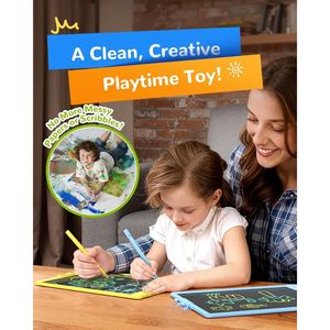 Tavoletta Grafica LCD a Colori da 10 Pollici, Lavagna Elettronica Riutilizzabile e Cancellabile, Giocattolo Educativo per Disegno e Schizzi - Product Image 2