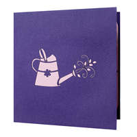Cartes-cadeaux uniques, personnalisées et design, avec fleurs de luxe, pour joyeux anniversaire du Vietnam, papier HMG Popup