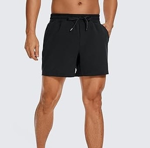 Short de sport respirant pour homme, couleur unie, séchage rapide, avec cordon de serrage, idéal pour la course, la gym et la plage - Product Image 5