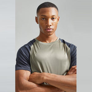 Camisetas Deportivas Lisas Personalizadas al por Mayor, Camisetas de Gimnasio para Hombre de Manga Corta de Algodón y Poliéster Cómodas - Product Image 4