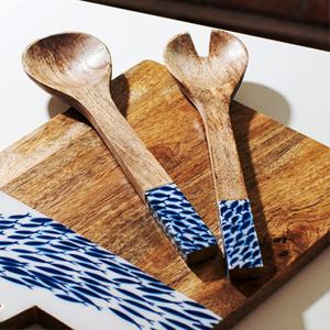 Utensilios para Ensaladas Hechos a Mano, Ecológicos, Aptos para Lavavajillas, para Cocina, Hechos en India - Product Image 5
