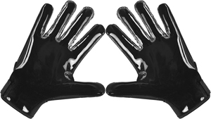 Gants de football américain par sublimation, impression personnalisée couleur intégrale, logo d'équipe, paume antidérapante, OEM ODM, vente en gros, usine - Product Image 3
