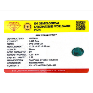 Premium 5.7 Ct Zambian Emerald Loose Gemstone-8x10mm Emerald Cut for Fine Jewelry - Product Image 4