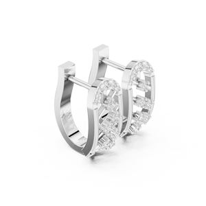 Whitelift Jewels Boucles d'oreilles disque martelé plaqué or rose 14 carats - Product Image 3