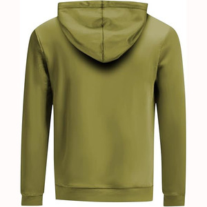 Sweat à capuche décontracté pour homme en molleton polyester/coton épais, personnalisé, à épaules tombantes, brodé, respirant, séchage rapide, coupe classique - Product Image 3
