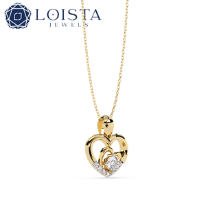 Collier pendentif en or plaqué or, collier pendentif lune et étoile, colliers simples, bijoux de tous les jours pour femmes - Product Image 3