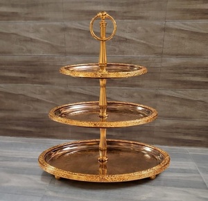 Elegant Three Tier Dessert Stand for Cupcake and <b>Decoration</b> for Wedding Birthday Party Display - Product Image 1