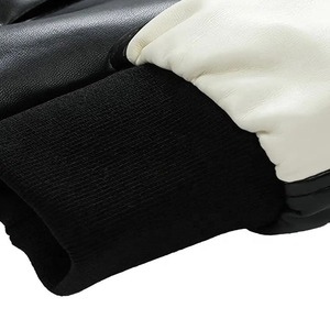 Blouson en cuir personnalisé pour homme, style motard, hiver, manches longues, professionnel, en promotion - Product Image 4