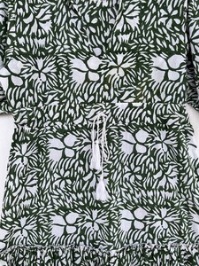 เสื้อแมกซี่แบบสวมหัวแบบลำลองสำหรับผู้หญิงเสื้อสวมหัวผ้าคอตตอนมีเข็มขัดแต่งระบายแบบลำลองฤดูร้อน - Product Image 4