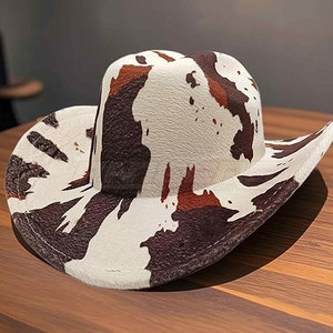 Leather Cowboy <b>Hat</b> Premium Quality Handmade Leather Smooth Finish Stylish <b>Western</b> Look For Daily Wear - Product Image 6