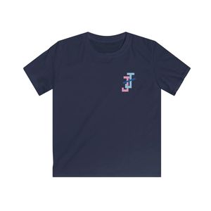 T-shirt Classique Col Rond Manches Courtes Doux et Respirant pour Enfants Jack and Jill – Haut Décontracté Quotidien Personnalisable Vente en Gros - Product Image 1