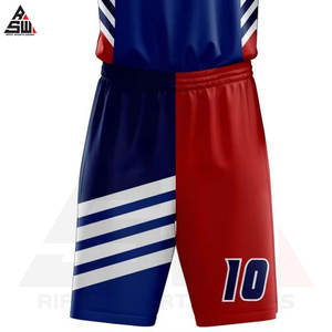 Conjuntos Deportivos Reversibles de Jersey y Pantalones Cortos, Transpirables, Estampados, Personalizados con Transferencia de Calor, de Secado Rápido, Antibacterianos, Tallas Grandes, Uniformes de Baloncesto - Product Image 4