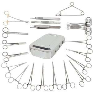 Juego de Instrumentos Quirúrgicos Veterinarios para Esterilización, Acero Inoxidable Alemán, Reutilizables y Duraderos, para Ganado y Caballos, de Dentavex - Product Image 1