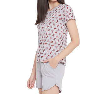 Ensembles d'été pour femmes, vêtements décontractés de haute qualité, t-shirt à manches courtes et short, nouveaux ensembles 2 pièces pour femmes avec service OEM - Product Image 3