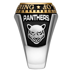 Anillo de Graduación Personalizado de Plata Esterlina 925 para Hombre, con Piedra de Nacimiento Ovalada en Oro Rosa, para Estudiantes de Secundaria y Universidad - Product Image 4