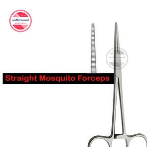 Pince anti-moustique hémostatique en acier inoxydable, base droite et incurvée de chirurgie, vente en gros - Product Image 3