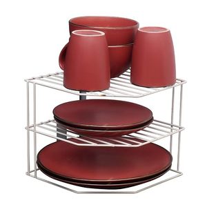 Étagère de rangement hexagonale à 3 niveaux pour vaisselle de cuisine, type moderne, empilable, non pliable - Product Image 5