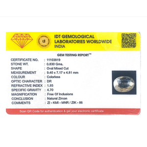 Handcrafted 4.15 Carat Square Princess Cut Lab Created White Zircon Loose Gemstone for Jewelry - Product Image 4