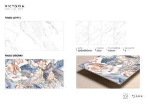 Azulejos de porcelana de primera calidad con superficie adhesiva, tamaño 600x1200, formato grande para pisos y paredes, para interiores de lujo. - Product Image 3