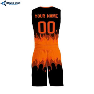 Custom Sublimated V-Neck Basketball Jersey Sleeveless Polyester Moisture Wicking Team Name Elastic Waist Athletic Fit Unisex - Product Image 6