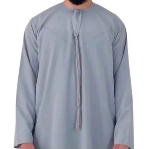 Premium Emirati Thobe Forest Luxury Kandura Traditional Arabic Wear Elegant Mens Jubba Casual Lightweight Soft Breathable Modern - Product Image 6