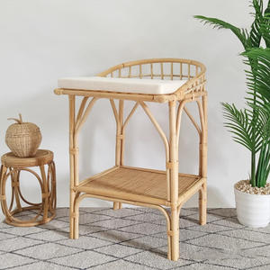 Mesas de cambio para bebés de ratán natural, muebles de guardería de alta calidad, mesa de cambio para bebés a bajo precio - Product Image 3