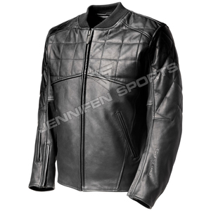 Veste en cuir véritable pour homme style Brando, veste de motard Perfecto noire, service OEM personnalisé - Product Image 3