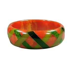 Brazalete de resina de latón para mujeres y niñas, joyería, regalo de Navidad, nuevo - Product Image 4