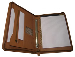 High Quality Genuine Leather File <b>Folder</b> Premium Leather <b>Portfolios</b> for Filing Products - Product Image 2