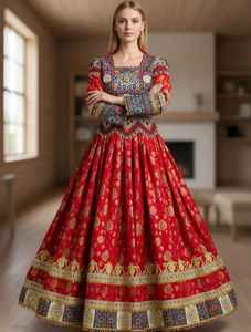 Robes traditionnelles afghanes pour femmes, brodées, manches longues, style Kuchi, haute qualité, prix de gros, faible MOQ, en vente. - Product Image 2