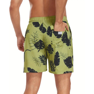 Shorts de Baño Personalizados al por Mayor, de Lana, Sólidos, Anti-UV, de Secado Rápido, para Hombre, Trajes de Baño Estampados, OEM - Product Image 5