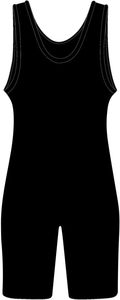 Maillot de lutte pour homme noir, rouge, bleu, imprimé drapeau, sublimé, anti-humidité, ajusté, sans manches, taille élastique, vêtement de sport pour adulte - Product Image 4