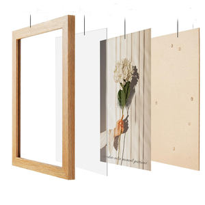 Cadre photo en bois contemporain, simple, élégant, fait à la main, en bois massif, qualité d'exportation, décoration de bureau et de table - Product Image 5