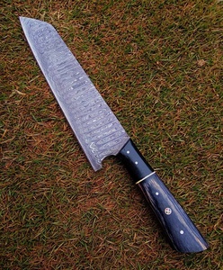Couteau de Chef Artisanal en Acier Damas de Haute Qualité avec Manche en Micarta et Étui en Cuir – Couteaux à Découper Professionnels en Gros - Product Image 1