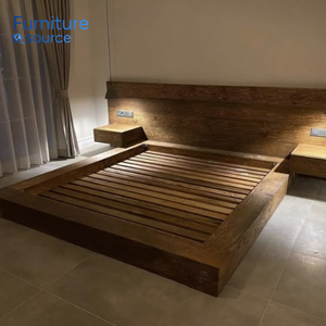 Marco de cama al mejor precio Marco de cama de madera moderno de alta calidad Marco de cama de madera asequible con un diseño impresionante - Product Image 1