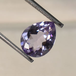 Aigue-marine violette de laboratoire, pierres précieuses en vrac, facettées en poire, calibrées, tailles disponibles : 10x7 mm, 12x9 mm, 14x10 mm, 16x12 mm - Product Image 6