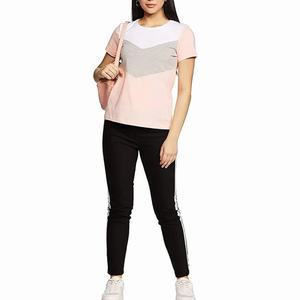 Nouvelle Arrivée 2026 – T-shirt uni à col rond pour femme 100 % coton, style streetwear, fournisseur OEM de hauts à manches courtes - Product Image 3