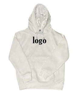 Sweat-shirt à capuche noir pour homme, couleur unie, coupe ample, décontracté, en molleton tricoté, pour l'automne, avec logo imprimé sur le devant - Product Image 6