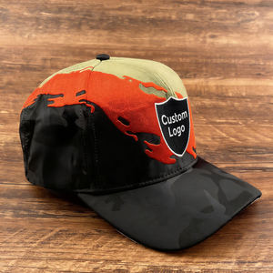 Gorra de Béisbol Personalizada con Logotipo, 100% Algodón, 6 Paneles, Estampado a Rayas, Transpirable, Impermeable, Unisex, Ajustada, Estilo Casual de Primavera/Verano - Product Image 2