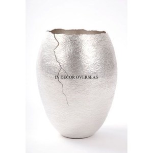 Modern Brass Tabletop <b>Vase</b> Set Handmade Oval And Cylindrical Luxury Flower <b>Vases</b> For Home And Office Decoration Accessories - Product Image 2