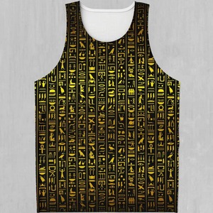 OEM Sports Sublimated Tank Top Breathable Sleeveless Design with Unlimited Color Graphic Customization - Product Image 5