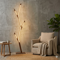 Lampe d'angle LED sur pied en métal moderne, très vendue, avec couleur personnalisable pour la décoration de chambre, bureau, hôtel