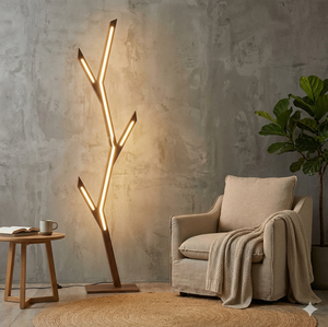 Lámpara de Esquina LED de Diseño Moderno en Color Beige, Lámpara de Pie para Dormitorio, Oficina y Decoración de Hoteles, Gran Venta - Product Image 5