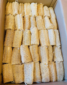 Natural Dried Loofah Sponge Rectangle Bulk Pack for Bath Adults Plain Style All Natural Body Scrubbing - Product Image 1